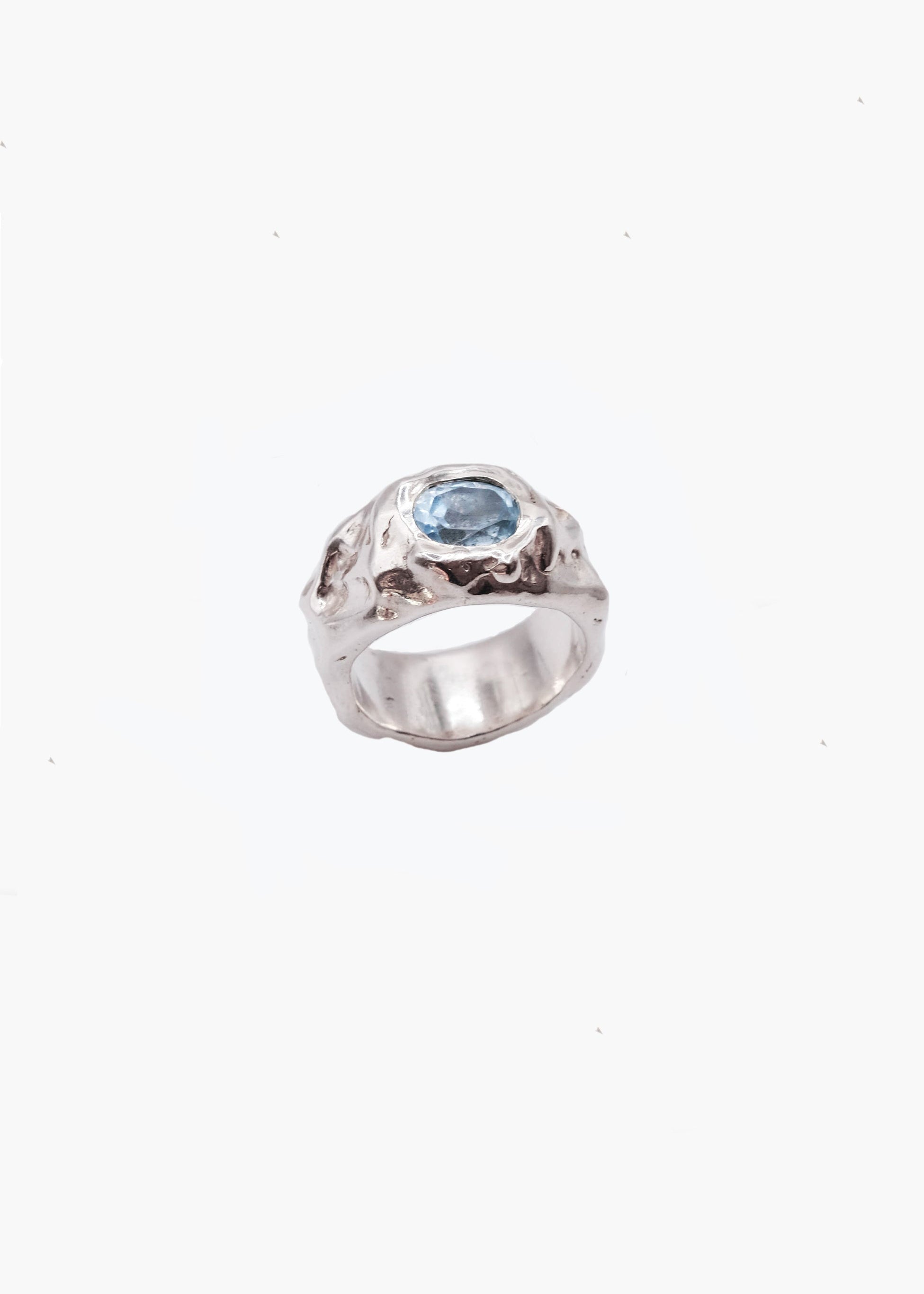 BANIAS ring BLUE TOPAZ