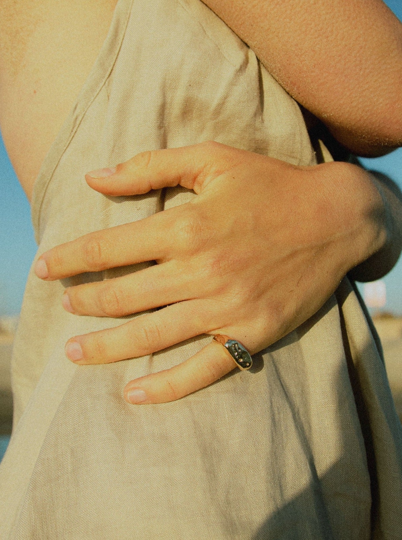 YAFFO Signet pinky ring